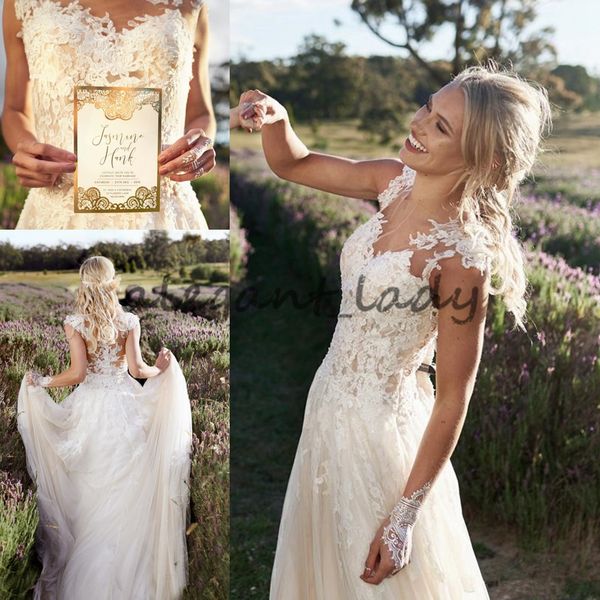 bohemian appliques layered tulle wedding dresses full skirt 2018 sheer neck full lace pleated bridal gowns custom made, White
bohemian appliques layered tulle wedding dresses full skirt 2018 sheer neck full lace pleated bridal gowns custom made, White