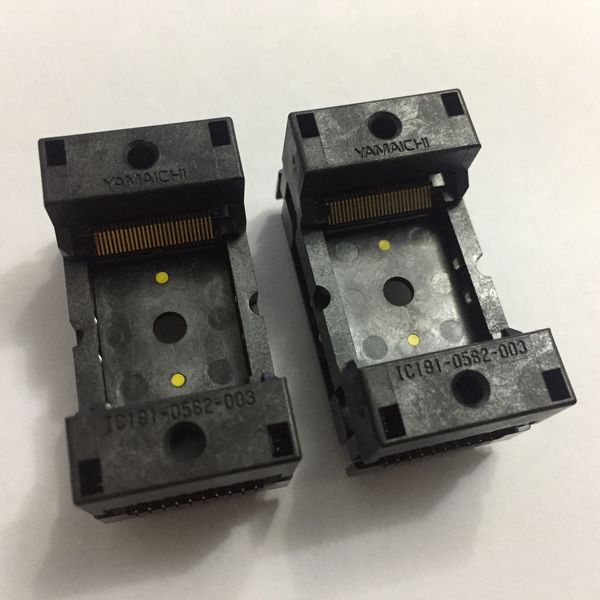 yamaichi ic test socket ic191-0562-003 tsop56pin 0.5mm pitch 18.4x20mm burn in socket
yamaichi ic test socket ic191-0562-003 tsop56pin 0.5mm pitch 18.4x20mm burn in socket