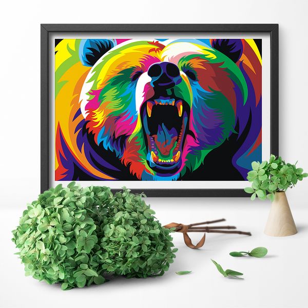 modern colorful bear animal poster print art picture modern wall paintings poster unframed canvas painting wall art home decor
modern colorful bear animal poster print art picture modern wall paintings poster unframed canvas painting wall art home decor