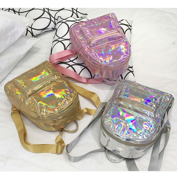 new fashion design holographic backpack metallic silver gold pink laser backpack women girls school bags travel casual shoulder bags
new fashion design holographic backpack metallic silver gold pink laser backpack women girls school bags travel casual shoulder bags