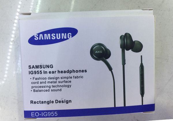 

Высокое качество наушников 3,5 мм в ухо гарнитура с регулятором громкости микрофона EO-IG955 Наушники для Samsung S7 S8 S8 + Galaxy с розничной коробке