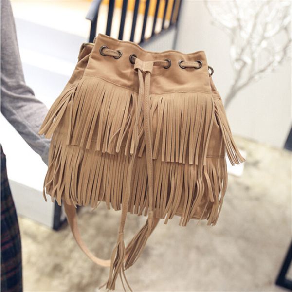 2018 new handbag tassel bucket shoulder bag lady bag european & american fashion bucket diagonal bag
2018 new handbag tassel bucket shoulder bag lady bag european & american fashion bucket diagonal bag