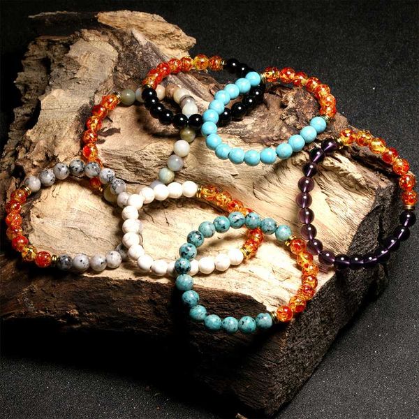 hobborn trendy chakra beads bracelet women men handmade natural stone healing reiki prayer balance bracelets jewelry cruz, Black
hobborn trendy chakra beads bracelet women men handmade natural stone healing reiki prayer balance bracelets jewelry cruz, Black