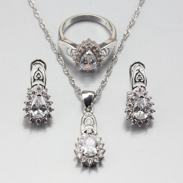 manny trinket attractive jewelry sets 7-color white zircon 925 sterling silver earrings pendant necklace ring size 6/7/8/9/10, Slivery;golden
manny trinket attractive jewelry sets 7-color white zircon 925 sterling silver earrings pendant necklace ring size 6/7/8/9/10, Slivery;golden