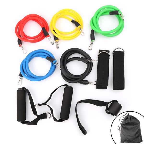 11pcs/set training latex resistance bands crossfit yoga tubes pull rope fitness equipment
11pcs/set training latex resistance bands crossfit yoga tubes pull rope fitness equipment