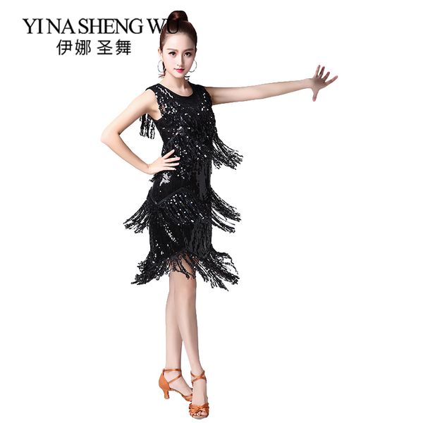 latin dance sequins tassel dance clothing latin stage performance dress samba rumba competition dress 4 colors, Black;red
latin dance sequins tassel dance clothing latin stage performance dress samba rumba competition dress 4 colors, Black;red