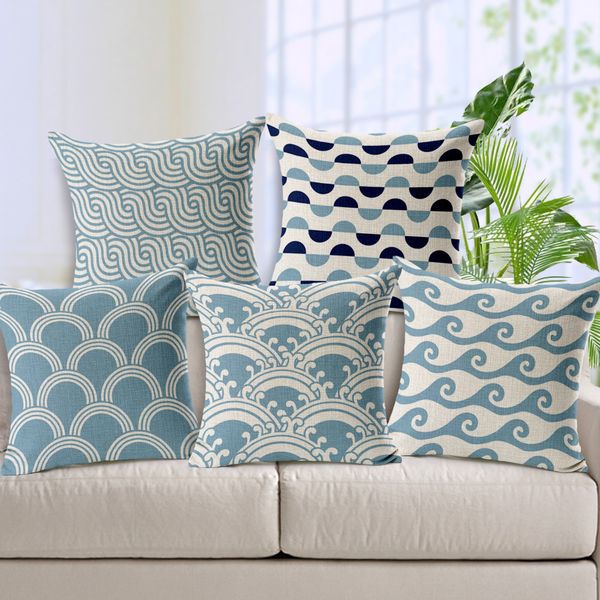 simple cushion cover nordic blue wave pillow cases decorative ocean wave cushion covers blue style pillow covers
simple cushion cover nordic blue wave pillow cases decorative ocean wave cushion covers blue style pillow covers