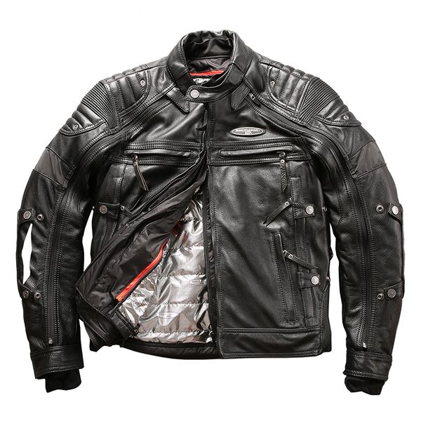 harley angel multifunctional cowhide four-piece suit men genuine leather jackets motorcycle jacket first hand cow leather, Black
harley angel multifunctional cowhide four-piece suit men genuine leather jackets motorcycle jacket first hand cow leather, Black