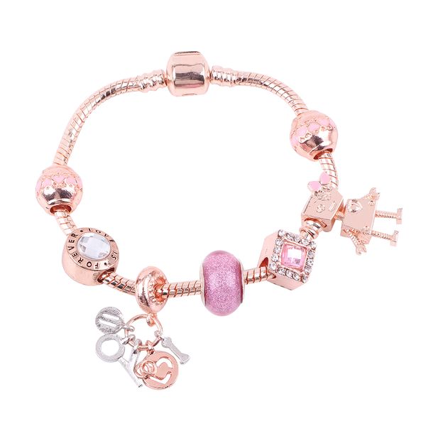 dodocharms rose gold bracelet beads series diy suitable for women bracelets gifts european jewelry, Black
dodocharms rose gold bracelet beads series diy suitable for women bracelets gifts european jewelry, Black