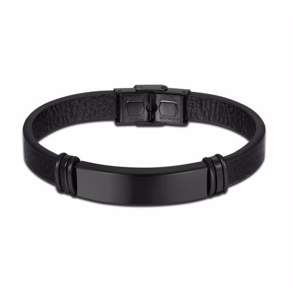 black stainless steel men leather bracelets magnet buckle casual bracelets & bangles birthday gifts for boys
black stainless steel men leather bracelets magnet buckle casual bracelets & bangles birthday gifts for boys