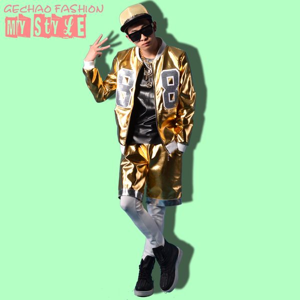 xxl//nightclub male singer dj style gold tiled alphabet hip hop bar costumes accessories, Gray
xxl//nightclub male singer dj style gold tiled alphabet hip hop bar costumes accessories, Gray