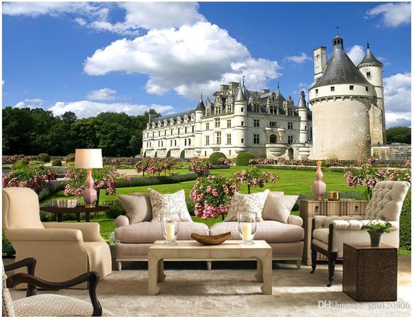 3d room wallpaper on a wall custom p mural european castle garden home decor living room 3d wall murals wallpaper for walls 3 d