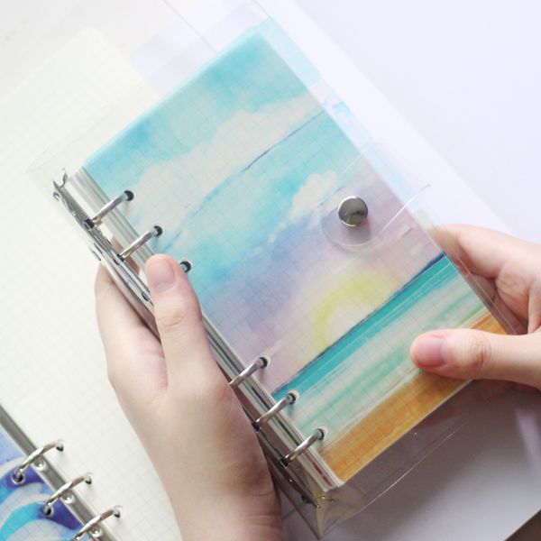 6pcs/set lovely summer beach pp binder, a5 a6 loose leaf notebook's page index divider, spiral diary diy accessory, Purple;pink
6pcs/set lovely summer beach pp binder, a5 a6 loose leaf notebook's page index divider, spiral diary diy accessory, Purple;pink