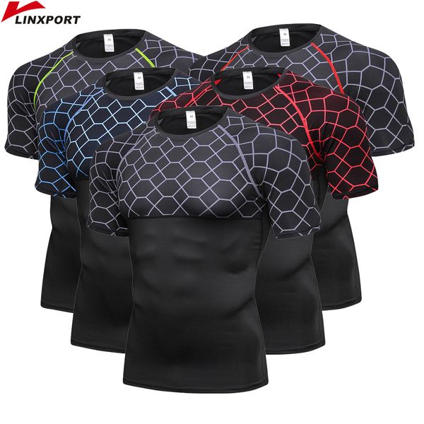 new men t-shirts dry fit tights fitness running t shirts male solid short sleeve gym sport tee clothing men's sportswear, Black;blue
new men t-shirts dry fit tights fitness running t shirts male solid short sleeve gym sport tee clothing men's sportswear, Black;blue