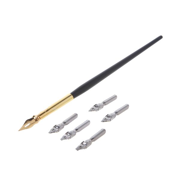 calligraphy drawing dip ink nib pen set signature writing antique elegant gifts w15 
calligraphy drawing dip ink nib pen set signature writing antique elegant gifts w15