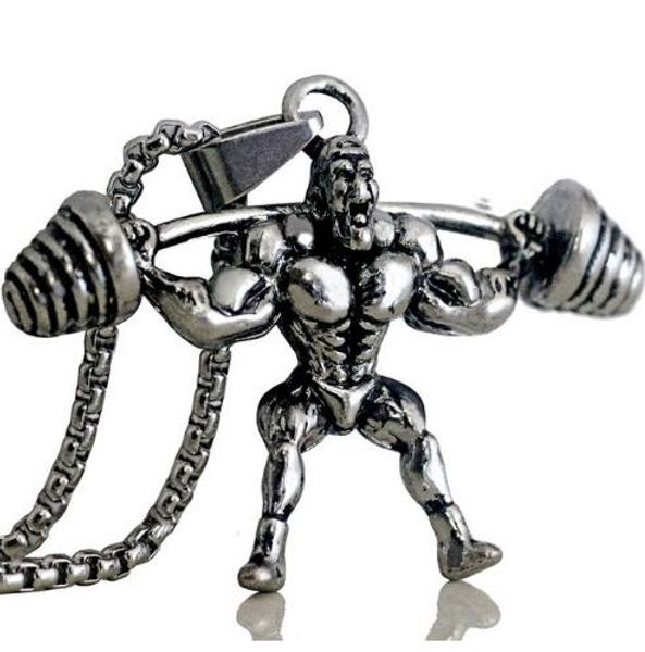 6pcs weightlifting pendant necklace long chain muscle men sport fitness hip hop fashion jewelry for male dropshipping lover gifts new, Silver
6pcs weightlifting pendant necklace long chain muscle men sport fitness hip hop fashion jewelry for male dropshipping lover gifts new, Silver