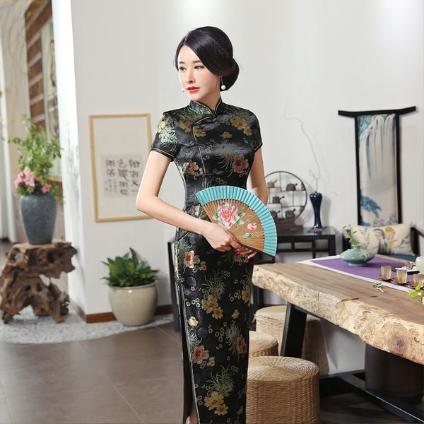 high fashion elegant black rayon cheongsam classic handmade button women's qipao short sleeve novelty long dress s-3xl c0136-f, Red
high fashion elegant black rayon cheongsam classic handmade button women's qipao short sleeve novelty long dress s-3xl c0136-f, Red