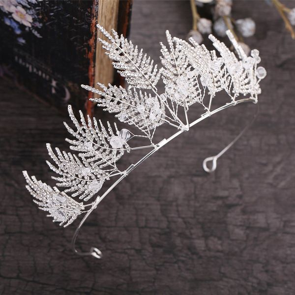 bridal hair ornaments wedding tiara crown for girls crystal hairband head jewelry women accessories silver leaf headband diadem, Golden;white
bridal hair ornaments wedding tiara crown for girls crystal hairband head jewelry women accessories silver leaf headband diadem, Golden;white