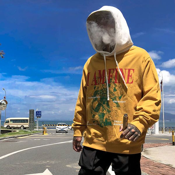 i am fine printed fleece hoodies mens 2018 hip hop pullover hooded sweatshirts streetwear male fashion hoodie us size xxl, Black
i am fine printed fleece hoodies mens 2018 hip hop pullover hooded sweatshirts streetwear male fashion hoodie us size xxl, Black