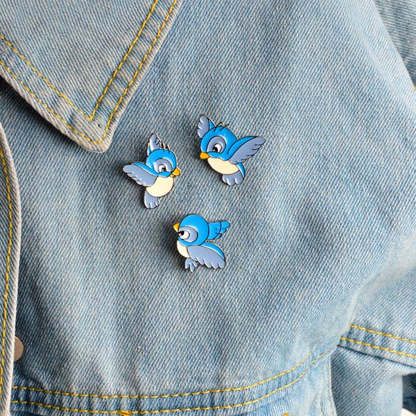 brooches & pins cartoon hard enamel blue birds brooch pin denim jacket badge collar hat bag decorative jewelry, Gray
brooches & pins cartoon hard enamel blue birds brooch pin denim jacket badge collar hat bag decorative jewelry, Gray