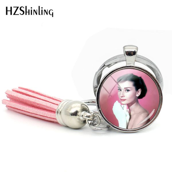 2019 new arrival audrey hepburn tassel keychain glass cabochon jewelry art printed keychains actress keyring bohemian key chain, Slivery;golden
2019 new arrival audrey hepburn tassel keychain glass cabochon jewelry art printed keychains actress keyring bohemian key chain, Slivery;golden