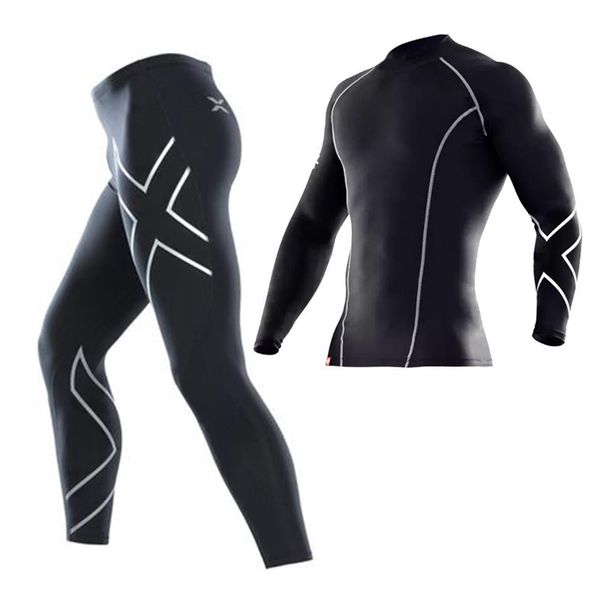 2018 new compression men's sport suits quick dry running sets clothes sports joggers training gym fitness tracksuits running set, Black;blue
2018 new compression men's sport suits quick dry running sets clothes sports joggers training gym fitness tracksuits running set, Black;blue