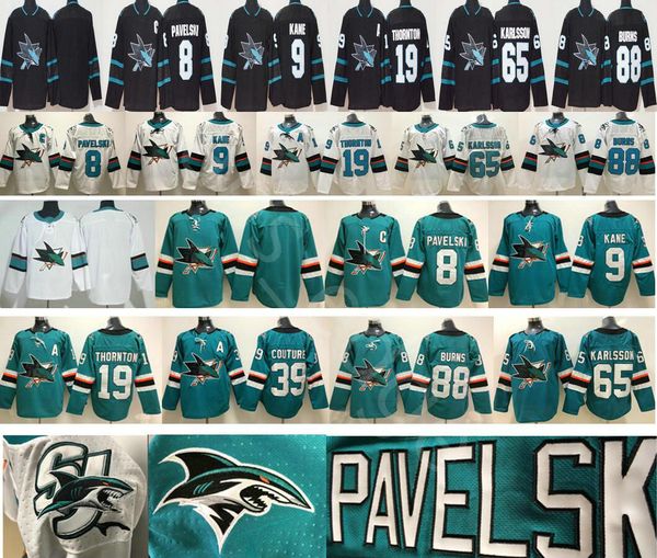 San Jose Sharks Hockey 8 Joe Pavelski 9 Evander Kane 19 Joe Thornton 39 Logan Couture 88 Brent Burns 65 Erik Karlsson Jerseys
San Jose Sharks Hockey 8 Joe Pavelski 9 Evander Kane 19 Joe Thornton 39 Logan Couture 88 Brent Burns 65 Erik Karlsson Jerseys