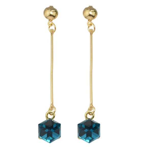 elegant gold-color with long square colorful crystal dangle cute earrings for women brincos 2018 factory wholesale, Silver
elegant gold-color with long square colorful crystal dangle cute earrings for women brincos 2018 factory wholesale, Silver