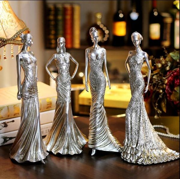 4style women's creative home accessories furnishings resin crafts wedding clothing store decorations ornaments female mannequin 1pc c54, Black
4style women's creative home accessories furnishings resin crafts wedding clothing store decorations ornaments female mannequin 1pc c54, Black