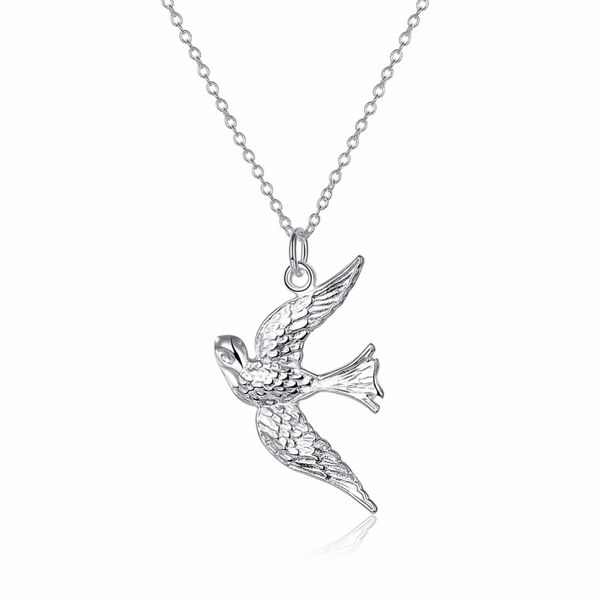 new arrival 925 solid silver plated lovely animals swallow necklace pendant pure silver jewelry for women
new arrival 925 solid silver plated lovely animals swallow necklace pendant pure silver jewelry for women
