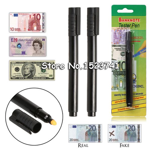 2pcs money detector checker currency detector counterfeit marker fake banknotes tester pen unique ink hand checkering tools, Blue;orange
2pcs money detector checker currency detector counterfeit marker fake banknotes tester pen unique ink hand checkering tools, Blue;orange