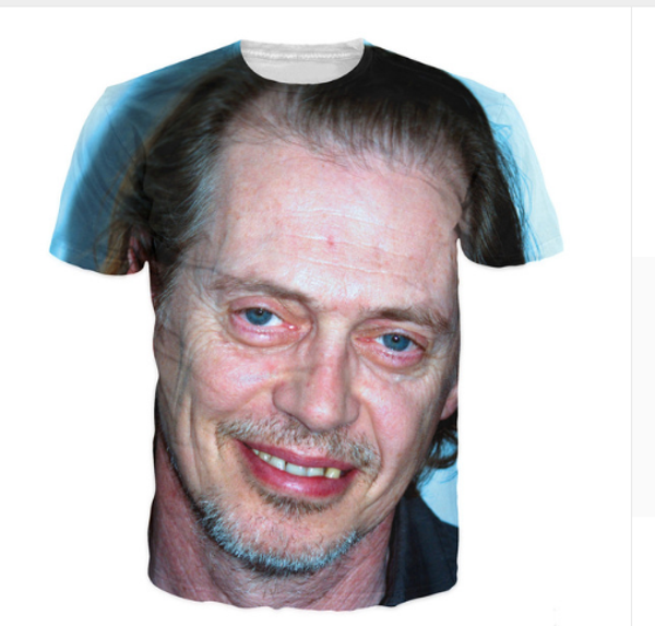 steve buscemi t-shirt lovable buggy eyed face 3d print tees summer style fashion clothing casual t shirt for women men u488, White;black
steve buscemi t-shirt lovable buggy eyed face 3d print tees summer style fashion clothing casual t shirt for women men u488, White;black