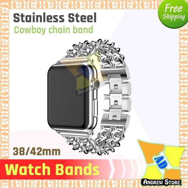 5pcs cowboy chain band for apple watch 1 2 3 42mm 38mm bracelet strap for iwatch 4 40mm 44mm ing
5pcs cowboy chain band for apple watch 1 2 3 42mm 38mm bracelet strap for iwatch 4 40mm 44mm ing