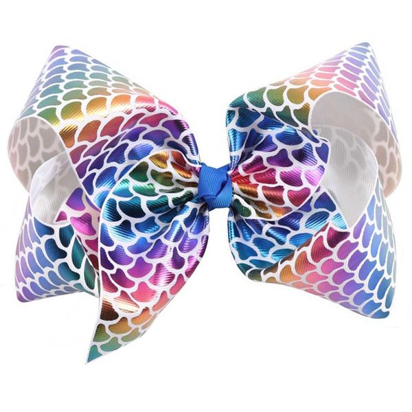 8inch mermaid hair bows with clips for girl kids boutique printed metallic rainbow leather knot hairgrips hair accessories 10pcs christmas, Golden;silver
8inch mermaid hair bows with clips for girl kids boutique printed metallic rainbow leather knot hairgrips hair accessories 10pcs christmas, Golden;silver