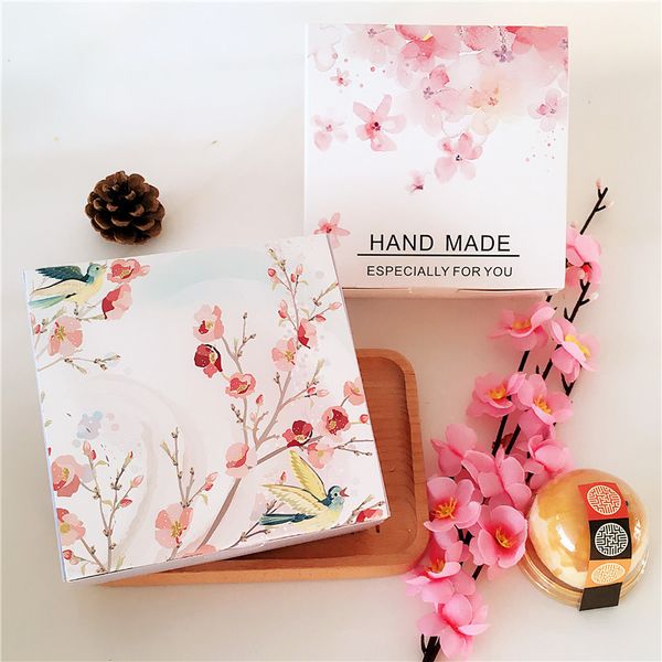 cherry blossoms flowers white mooncake paper box cookie biscuit gift boxes sakura pastry egg tart packaging 100pcs/lot
cherry blossoms flowers white mooncake paper box cookie biscuit gift boxes sakura pastry egg tart packaging 100pcs/lot