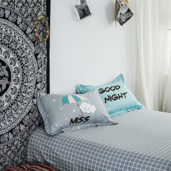 new design good night printed pillow case for home bed 100% cotton flowers pillow cover home decorative bedding 48x74cm 2pcs/lot
new design good night printed pillow case for home bed 100% cotton flowers pillow cover home decorative bedding 48x74cm 2pcs/lot