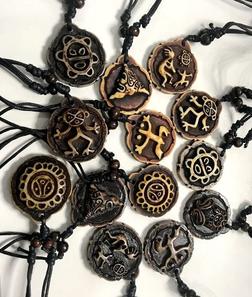 yqtdmy 13 pcs mixed styles ethnic tribal faux pendants biker necklace adjustable, Silver
yqtdmy 13 pcs mixed styles ethnic tribal faux pendants biker necklace adjustable, Silver