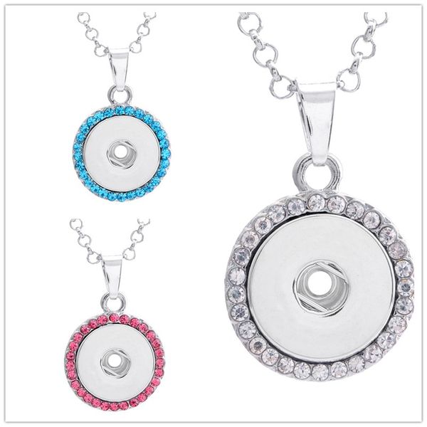 noosa chunks ginger snap button jewelry round rhinestone crystal 18mm snap button necklace with stainless steel chain, Silver
noosa chunks ginger snap button jewelry round rhinestone crystal 18mm snap button necklace with stainless steel chain, Silver