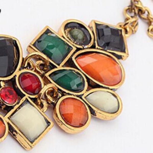 jewelry necklace for women new popular 8 colors multicolor big pendant clavicle chain necklace women's delicate banquet jewelry, Black
jewelry necklace for women new popular 8 colors multicolor big pendant clavicle chain necklace women's delicate banquet jewelry, Black