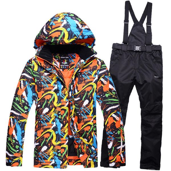 30 mens skiing suit sets snowboarding clothes waterproof & windproof winter snow costumes outdoor ski jackets + suspended pants
30 mens skiing suit sets snowboarding clothes waterproof & windproof winter snow costumes outdoor ski jackets + suspended pants