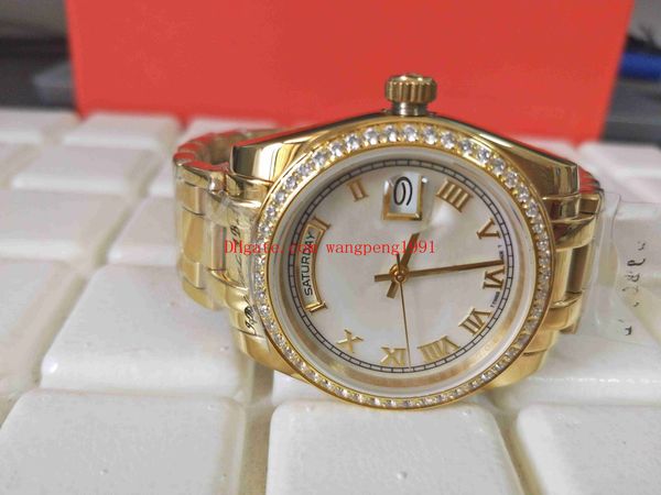 sell ladies watch 36mm 18946 white dial diamond mosaic border sapphire glass 18k yellow gold automatic women watch watches, Slivery;brown
sell ladies watch 36mm 18946 white dial diamond mosaic border sapphire glass 18k yellow gold automatic women watch watches, Slivery;brown
