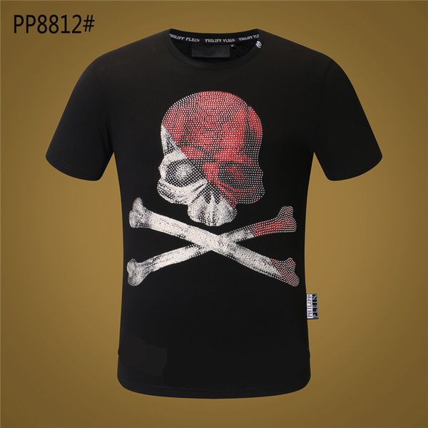 MENS Designer Tshirt PP Luxury Brand Skeleton Print Tshirt Black White Cotton Crew Neck Tee Streetwear Free Shipping
MENS Designer Tshirt PP Luxury Brand Skeleton Print Tshirt Black White Cotton Crew Neck Tee Streetwear Free Shipping