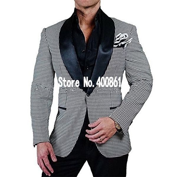 handsome groom tuxedos one button houndstooth shawl lapel groomsmen man suit mens wedding suits (jacket+pants+tie) j694, Black;gray
handsome groom tuxedos one button houndstooth shawl lapel groomsmen man suit mens wedding suits (jacket+pants+tie) j694, Black;gray