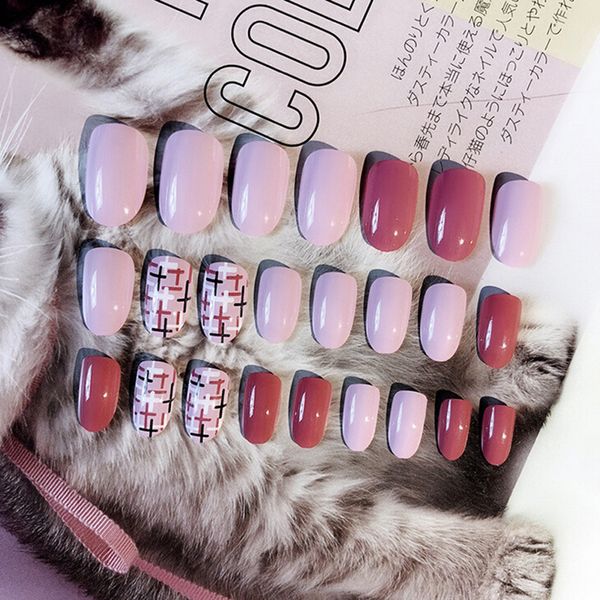 jetting fashion 24pcs false full cover nails tips solid nude color fake manicure artificial salon makeup tools party gift new, Silver;gold
jetting fashion 24pcs false full cover nails tips solid nude color fake manicure artificial salon makeup tools party gift new, Silver;gold