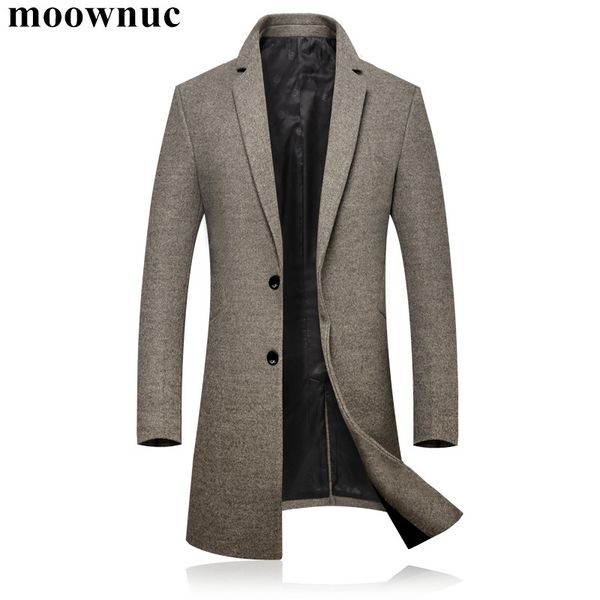 moownuc brand men's clothing 2018 new mens woolen coats m-4xl masculino classic wool outwear coats slim fit windbreakers male, Black
moownuc brand men's clothing 2018 new mens woolen coats m-4xl masculino classic wool outwear coats slim fit windbreakers male, Black