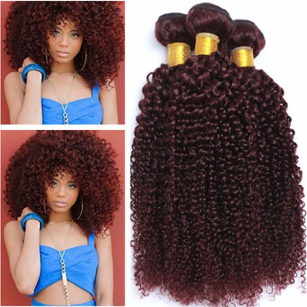 brazilian wine red virgin human hair weft extensions kinky curly weave bundles #99j burgundy virgin brazilian human hair bundle deals 3pcs, Black
brazilian wine red virgin human hair weft extensions kinky curly weave bundles #99j burgundy virgin brazilian human hair bundle deals 3pcs, Black