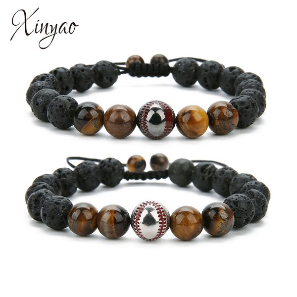 xinyao 2018 handmade braided baseball charm bracelets for women men 8mm tiger eye natural stone beads bracelet pulseras hombre, Golden;silver
xinyao 2018 handmade braided baseball charm bracelets for women men 8mm tiger eye natural stone beads bracelet pulseras hombre, Golden;silver