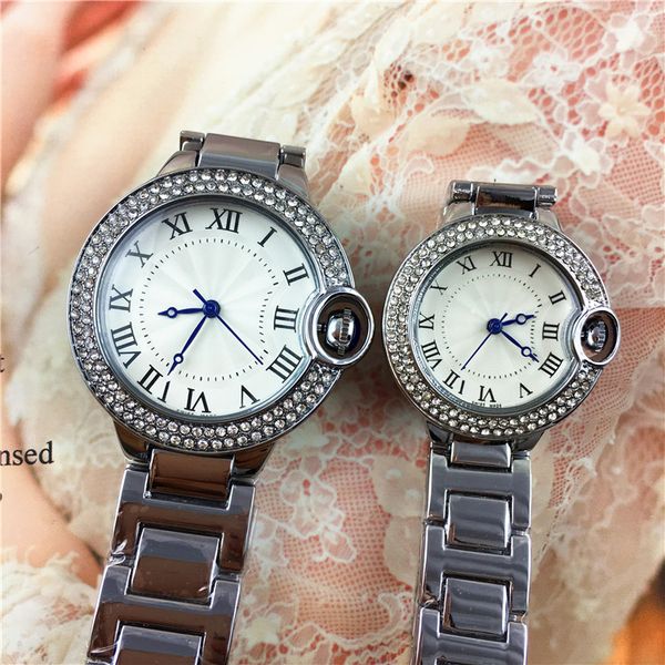 a pcs/lot classic fashion women/man watch lady quartz shine diamonds steel bracelet chain luxury lover watches folding lock, Slivery;brown
a pcs/lot classic fashion women/man watch lady quartz shine diamonds steel bracelet chain luxury lover watches folding lock, Slivery;brown