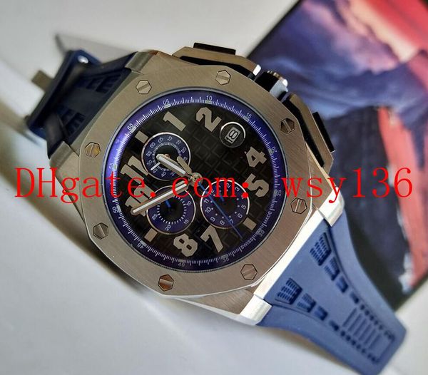 royal oak offshore blue dial chronograph quartz date mens watch rubber men's movement wrist watches, Slivery;brown
royal oak offshore blue dial chronograph quartz date mens watch rubber men's movement wrist watches, Slivery;brown