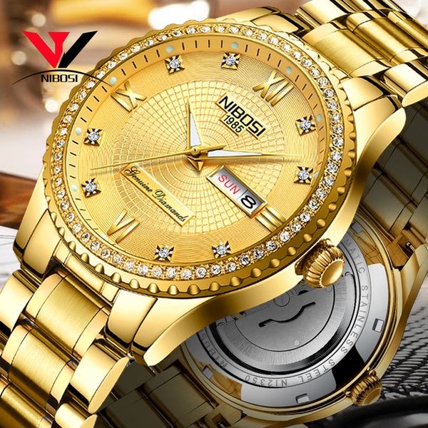 nibosi golden mechanical watches for men waterproof brand casual business wristwatch classic male clock full steel, Slivery;brown
nibosi golden mechanical watches for men waterproof brand casual business wristwatch classic male clock full steel, Slivery;brown